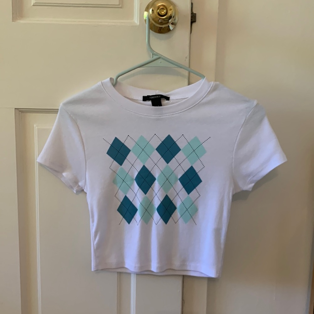 white baby tee
